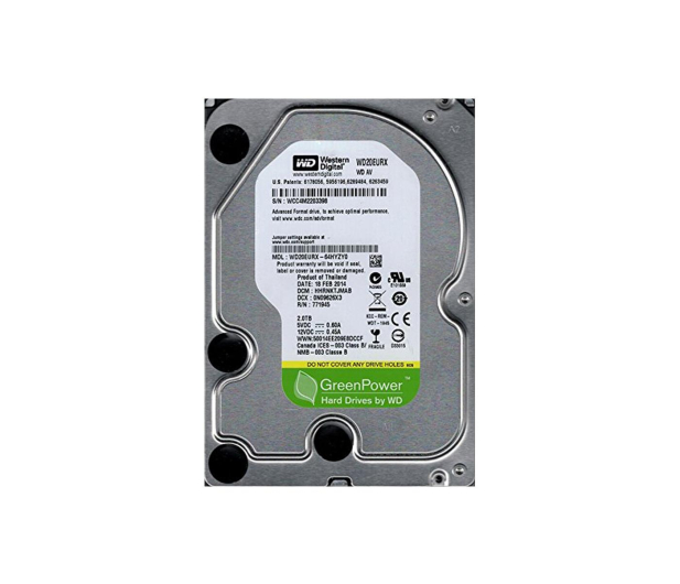 WD AV-GP 2TB 5400obr. 64MB CMR - 152830 - zdjęcie